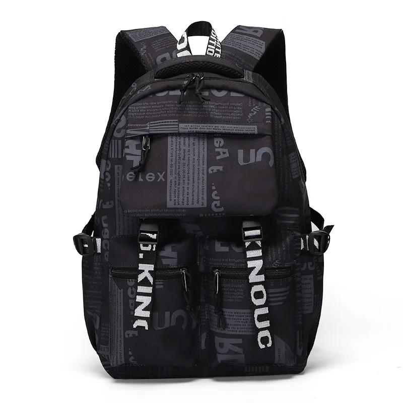 School Backpack for Teenage Boys Cool Schoolbag Waterproof Travel Backpack College Large Bookbag Kids School Bags