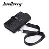Baellerry Men's Crossbody Bag Business Weaving Pattern Large Capacity Shoulder Bags Waterproof Handbags for Men Man