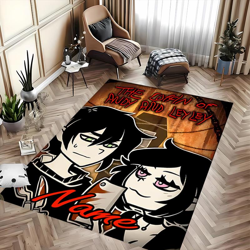 Custom personalization The Coffin of Andy and Leyley Area Rug - Perfect For Kitchen, Bathroom,Laundry Room Decor Large Size Available,Gift All Seasons