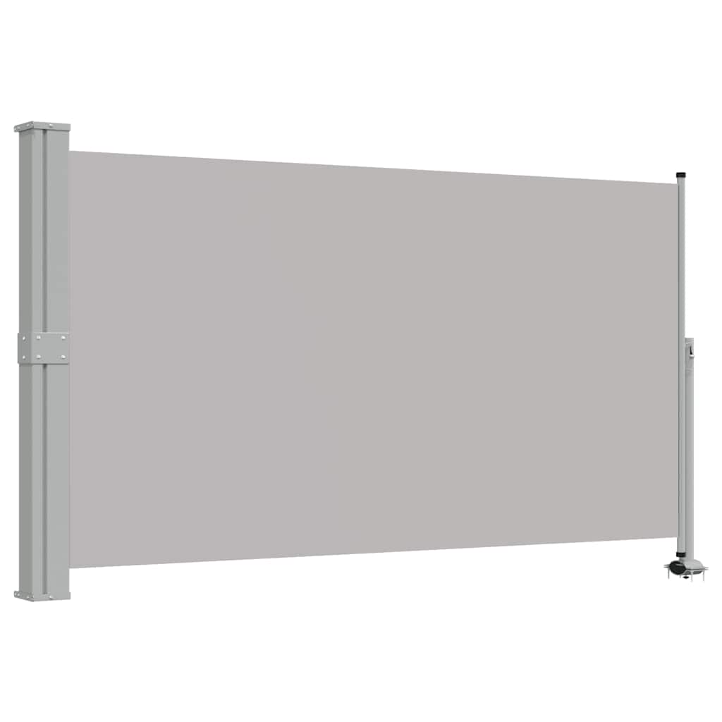 Retractable Side Awning 140x300 cm Grey