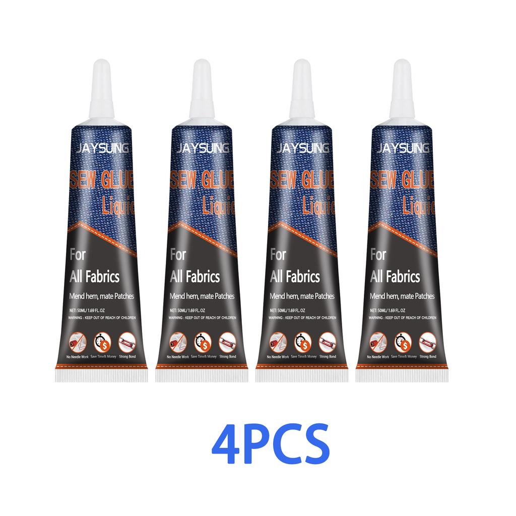 1-5PCS 50ml Multi-Clothing Repair Glue No Sew Fast Tack Cloth Glue Fabric Adhesives Liquid Sewing Solution Kit