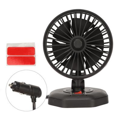12V Car Cooling Fan with CigaretteLighter Plug 360 Degree Rotatable for Vehicle Truck Van SUV Boat