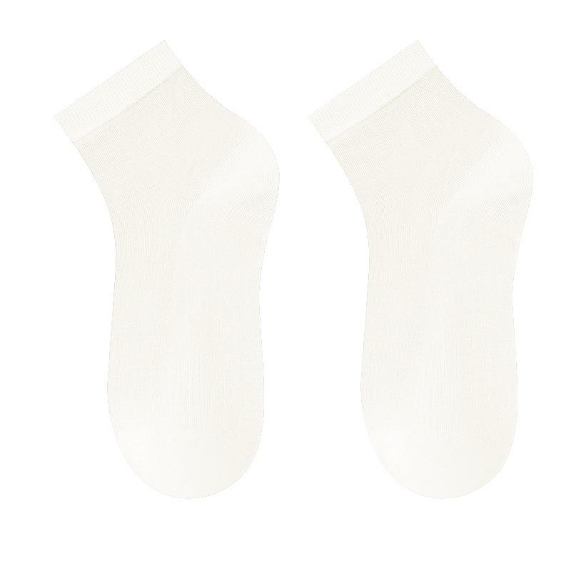 Women's Summer Thin Sweat Absorbing Breathable Moon Boneless Tube Socks