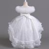 Girls Puffy Princess Dress Flower Girl Wedding Piano Performance Formal Dress