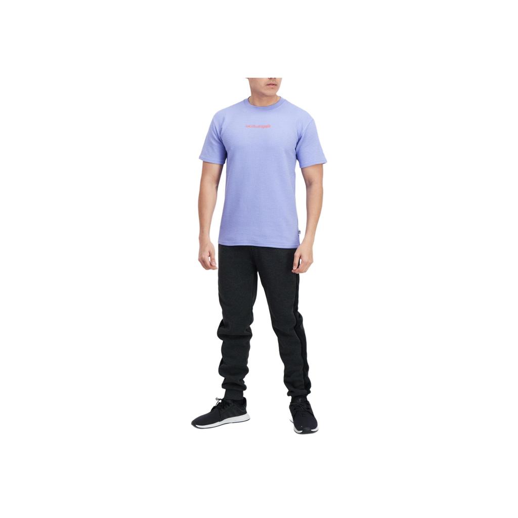 Puma Solid Color Minimalist Letter Casual Short Sleeve T-Shirt Unisex Tops Purple 535792-23
