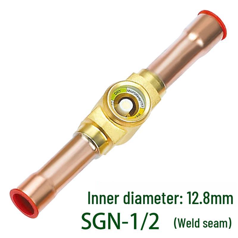 

12.8mm Diameter Automotive Refrigerant A/C Sight Glass SGN-1-2 ODF (Weld) - 1 Piece 21-158-2060