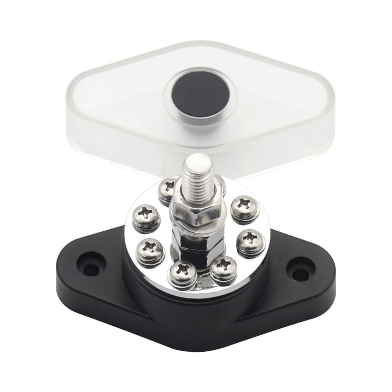 Bus Bar & Cover Ground Distribution Block Kit Universal Car Boat Marine Pickup Trailer Power Distribution Terminal Block