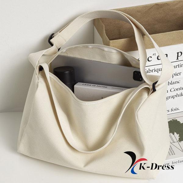 2-color Daily Cross Canvas Eco Bag