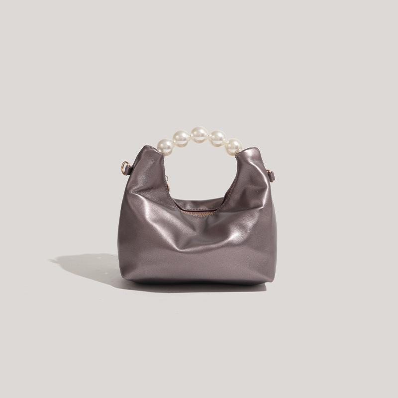 Pearl handbag women's new high-end messenger dumpling bag