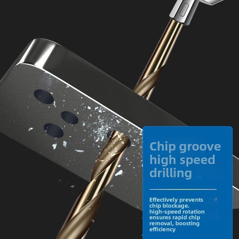 13pcs drilling tool 1.5-6.5mm electric drill screwdriver drill reaming hexagonal shank titanium torsion drill