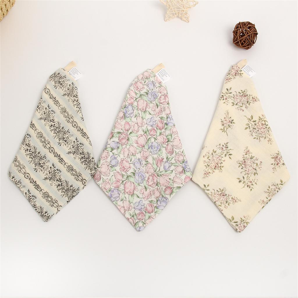 Baby Bibs Four Layer Newborns Towel 4 Layer Baby Bibs Versatile Cotton Cloth Multiple Pattern for Infant Care & Daily