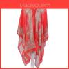 Elegant 2018 Women Chiffon Blouse Coat With Boho Floral Design For Beach Cover Up