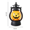 Halloween Decoration Oil Lamp Prop Pumpkin Skull LED Pony Lantern Creative Holiday Bar Party Light Bar Party Atmosphere Props