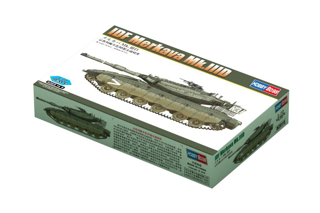 Hobby Boss 1/72 Fighting Vehicle Series Merkava Mk.IIID Plastic Model 82916