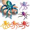 17cm 3D Printed Octopus Figurine with Flexible Joints Mini Octopus Model Full Body Movable Tentacle Fish Tank Landscape Ornament