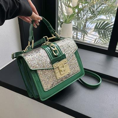 Feminine Sequin Shoulder Bag Messenger Crossbody Bag Vintage Clutch for Ladies Casual Bags Women's Bag Fashion