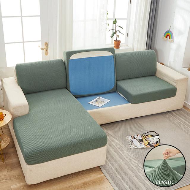 

Жаккардовый чехол для подушки на сиденье дивана, защита для мебели для домашних животных, детский эластичный моющийся съемный чехол для дивана, простые чехлы для дивана Length 100-125cm