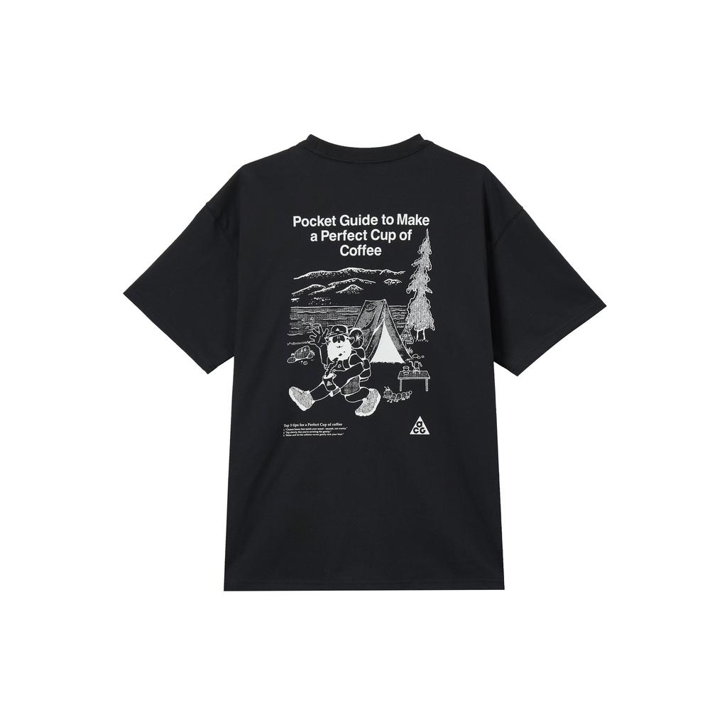 Nike ACG T Shirts Men's Black Crew Neck Moderate IF0371-010