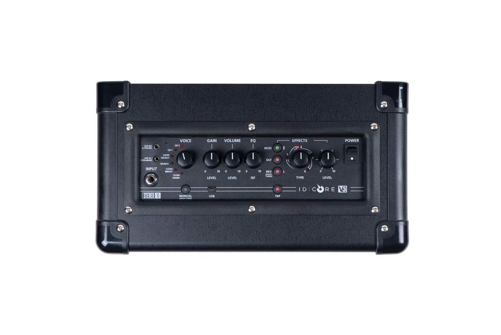 Kytarový stereo zesilovač Blackstar V3 Stereo 10, ideální pro domácí použití a studio, super široký stereo, 6 typů rozšířených hlasových efektů, USB, 10W, IDCore