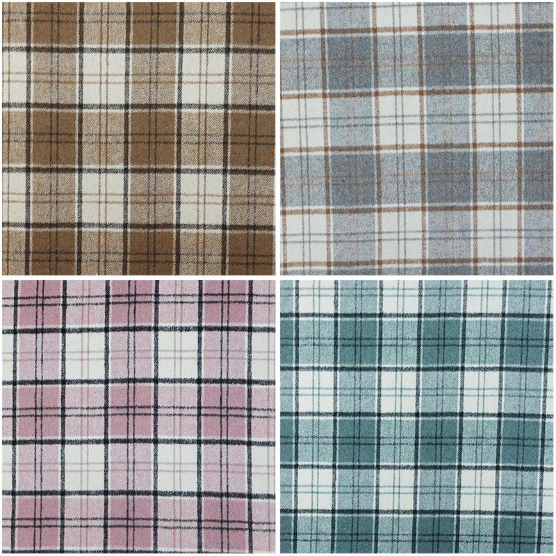 1M Thicken Grinding Wool Plaid Fabric Academic Style JK Clothing Suit Uniform Shirt Skirt Jacket Pants DIY Apparel Sewing Fabric