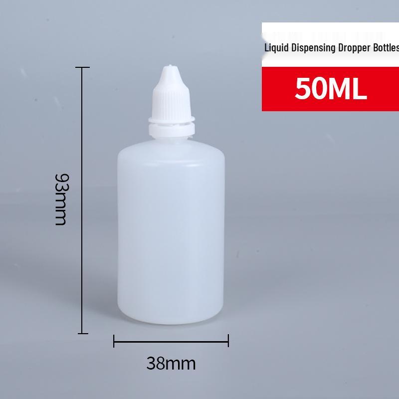 בקבוקי פלסטיק עם טפטפת 5, 10, 20 מ"ל - לחיצה/חלוקה לנוזלים ודיו