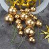 Cake Topper, Birthday Cup Cake Decoration, Baby Shower, Kids Birthday Party, Wedding Favor Supplies, 10pcs Lovely Gold Silver Ba
