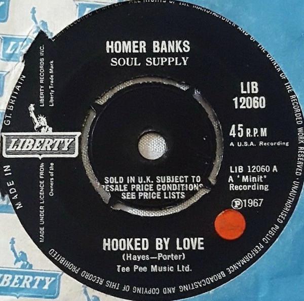 7inch Record HOMER BANKS Hooked By Love Lady Of Stone LIB12060 Liberty 1967 UK SoulFunk Used