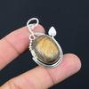 Mothers Day Deal 925 Silver Oval Picture Jasper Stone Daughter Pendant Jewelry