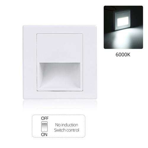 Recessed LED Stair Light 100-265V LED Wall Light In Step Lamp With PIR Motion Sensor Stairway Corridor Sconce Lighting Footlight