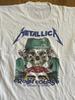 VTG Metallica Crash Course T Shirt Donnington Event 1987 Pushead Ozzy Megadeth Unisex T-Shirt