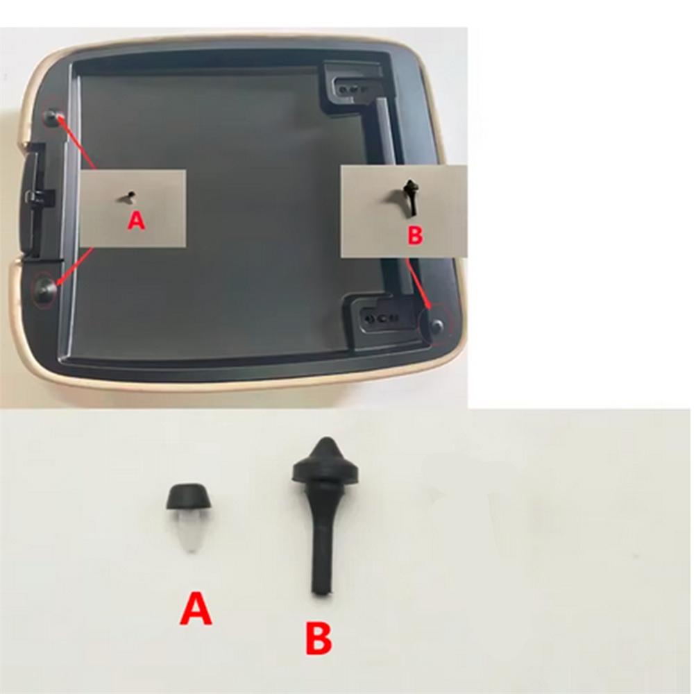 3Pcs Car Interior Armrest Box Rubber Pad For Toyota Land Cruiser LC100 1998-2007