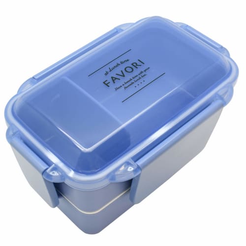 OSK 2-Tier Lunch Box, Blue, PWD-600