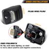 RUXIFEY LED License Plate Lights with Red OLED Neon Tube Compatible with Tacoma 2005 to 2015, Tundra 2000 to 2013