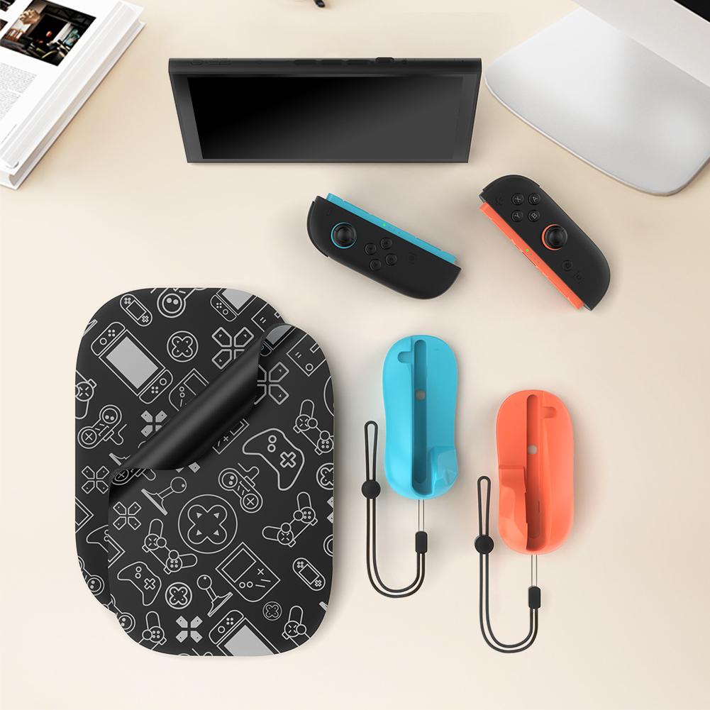 Left + Right Controller Mouse Bracket with Mouse Pad Mouse Holder Ergonomic Controller Mouse Dock for Nintendo for Switch 2