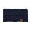 New Plush Headband Winter Warm Wide Elastic Hair Band Solid Wide Turban Ear Warmer Hairband Soft DIY Hair Accessories Headwear