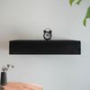Floating Shelf Holder with Compartment Decorative Wall Mount Drawer Storage Rack for Small Space