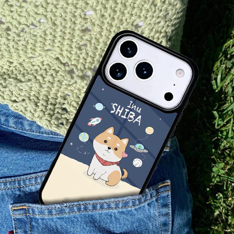 Animal Shiba Inu Dog Phone Case Cover for IPhone 11 12 13 14 15 16e 17 Pro Max Coque for IPhone 17 Air