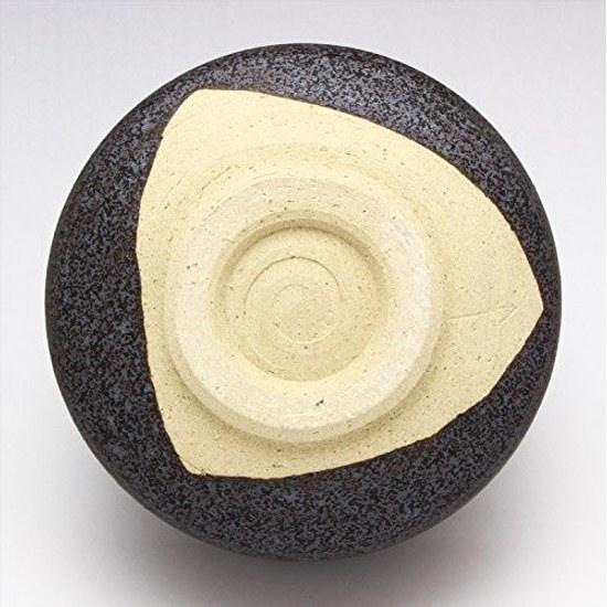Mino ware matcha bowl black Karatsu made Japan 505-13