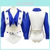 Football Match Cheerleader Girl Performance Costume Set For Performance And Event Use