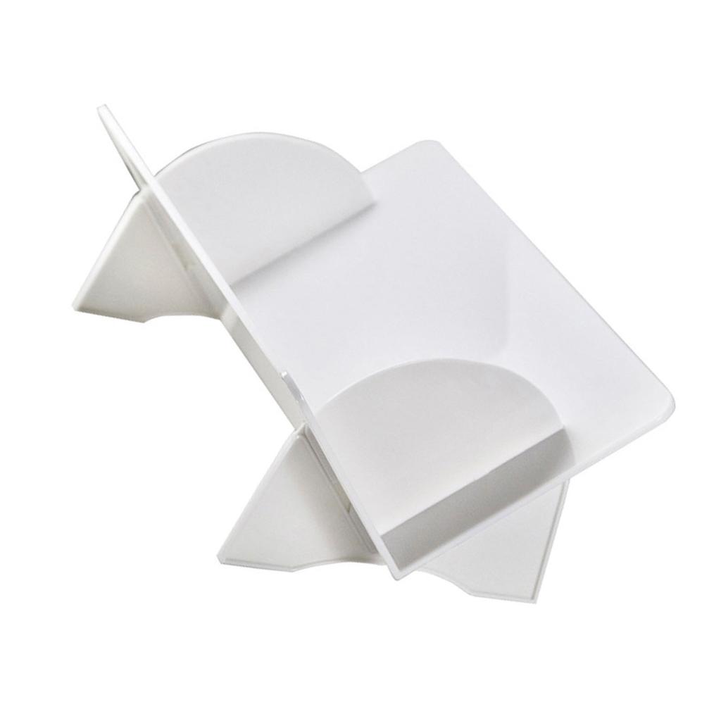 Desktop Small Bookshelf Simple Large Capacity Plastic Tilted Desk Book Storage Rack for Home