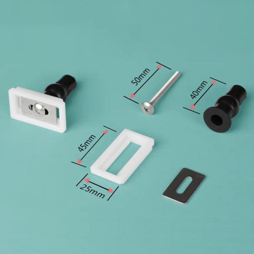 Quick Release Mechanism Toilet Accessories Toilet Cover Screw 45mm