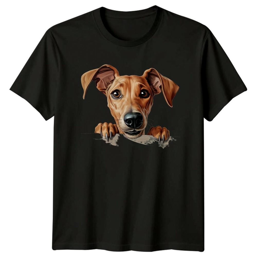 Cute Dog PeekABoo TShirt Animal Lover Tee Pet Dog TShirt