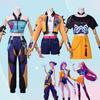 K Pop Sängerin Huntri/x Cosplay Kostüm für Mädchen Rumi Mira Zoey Cosplay Outfits Rollenspiel Halloween Anzug Performance Uniform