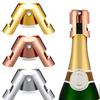 Portable Stainless Steel Champagne Sparkling Stopper Sealing Bottle Cap Wine Bottle Stopper Wine Beer Bottle Cork Plug