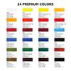 Paul Rubens Watercolor Paint Set, 24 Vibrant Colors, 12ml/0.4 Fl Oz Tubes, Great Value, Watercolor Art Supplies for Adults, Artists, Beginners, and Ac