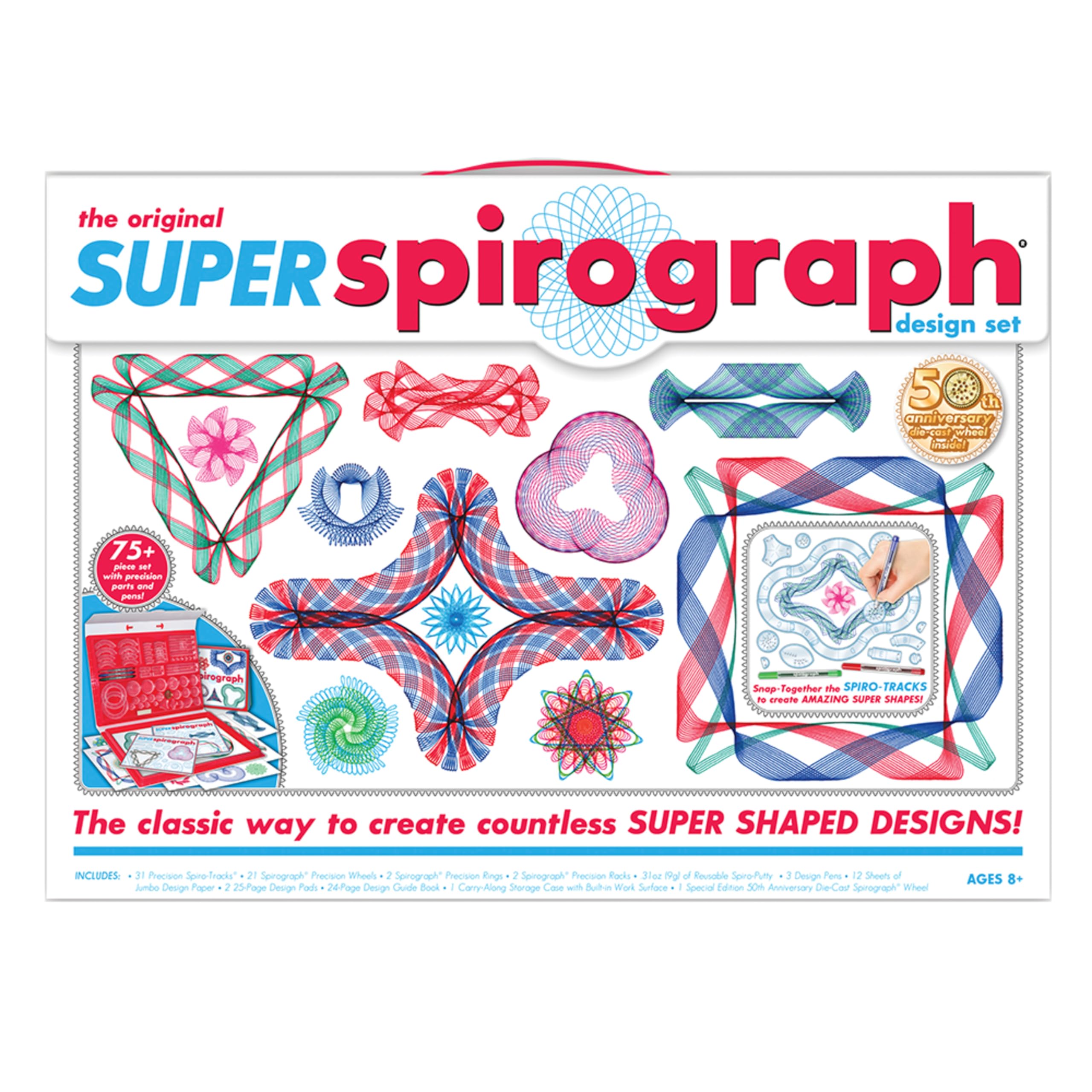 

Jumbo Kit Super Spirograph, 75 предметов 01016 [Kahootz]Kahootz [предмет]