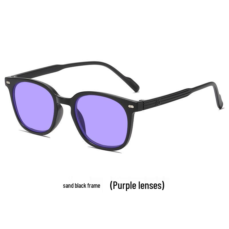 Unisex Retro Night Vision Yellow Goggles - Anti-Blue Light Full Frame for Phones & Gaming