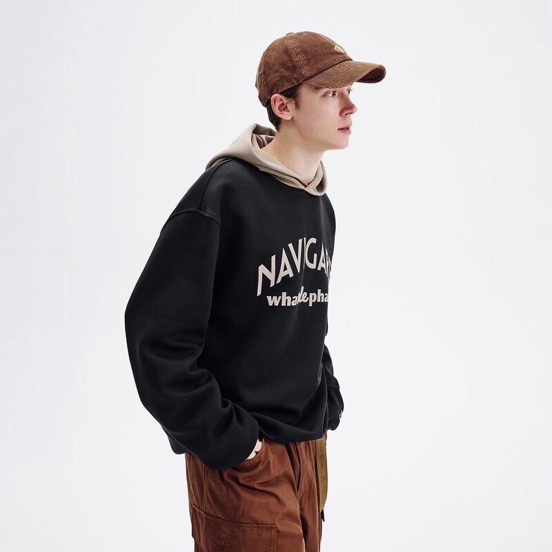 NVG·YOUNG Unisex Letter Hooded Sweatshirt
