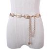 Korean-Style Women's Thin Metal Waist Chain - Versatile Fashion Accessory for Dresses, Shirts, T-Shirts, and Pants.