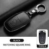 Leather Car Key Case Cover For Ford Focus Explorer Edge Mustang Fusion Mondeo Kuka Escape F250 F350 F450 F550 Galaxy Auto Parts
